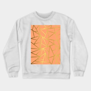 CORAL Design Geometric Pattern Crewneck Sweatshirt